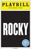 Rocky the Musical Limited Edition Opening Night Playbill 